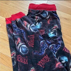 Marvel Venom Pajama Bottoms - Red and Black